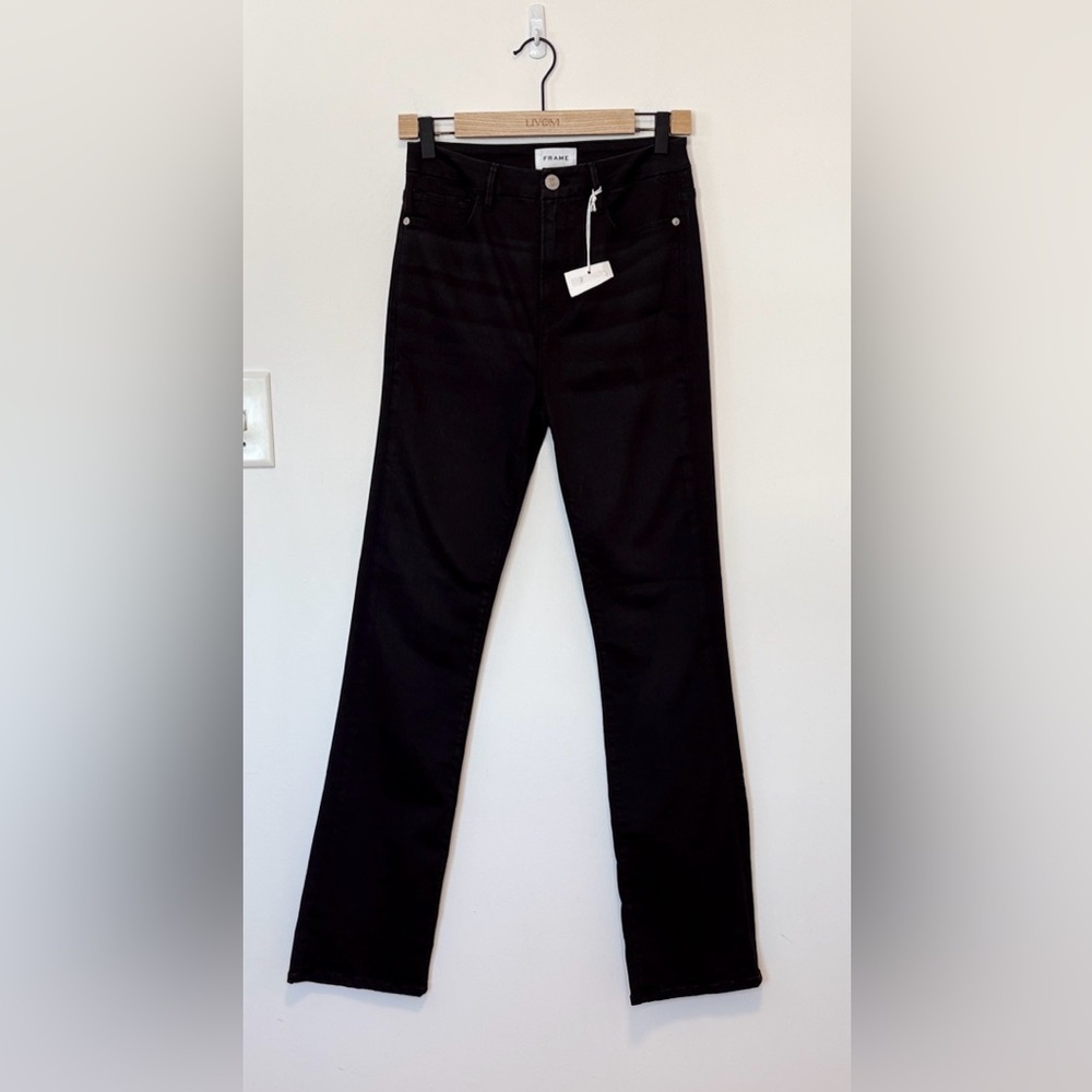 FRAME Le Super High Mini Boot in Black Finn NWOT , sz : 27 - Picture 5 of 13